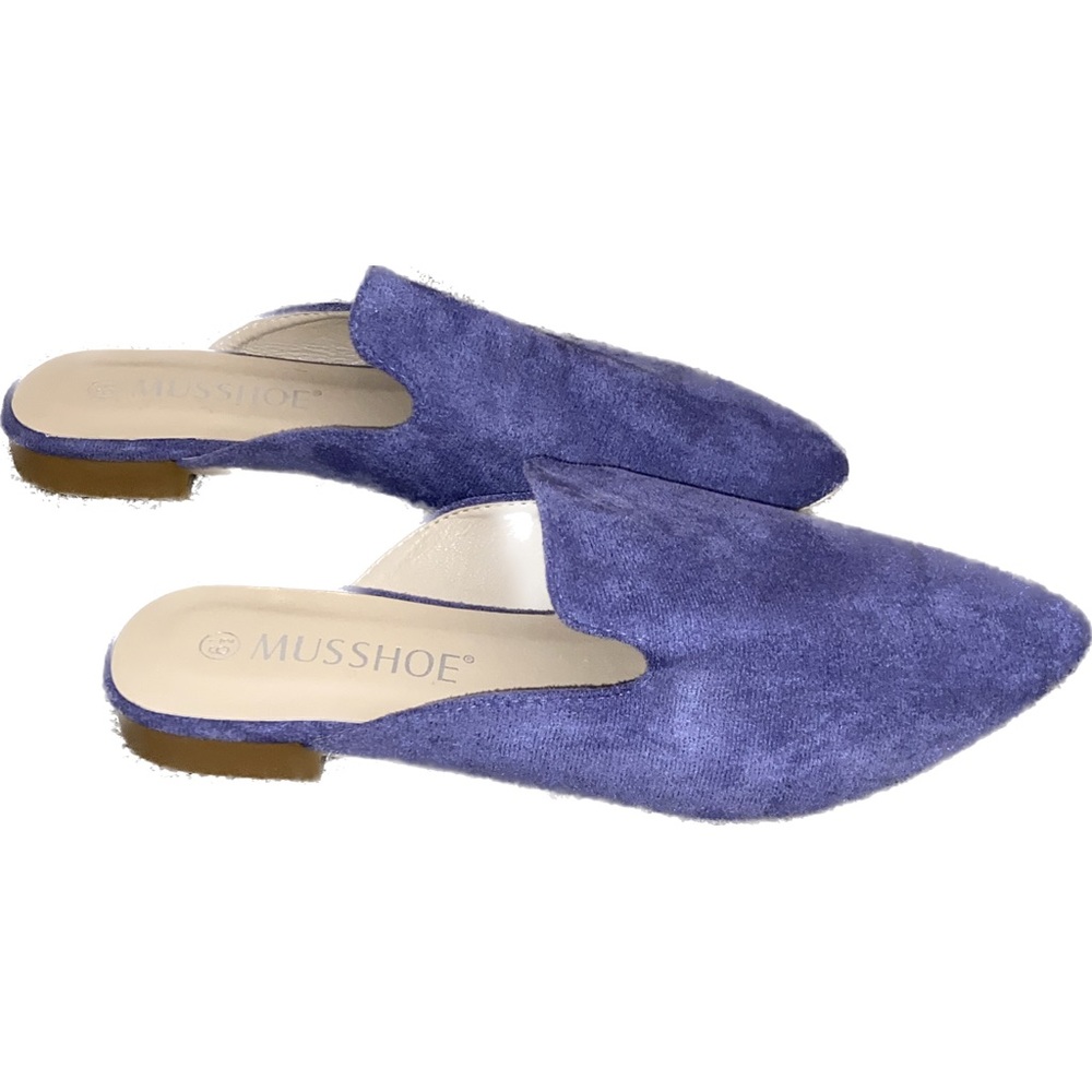 NWOT Musshoe Lavender Pointed Toe Mule Sz 6.5